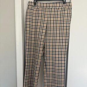 Loft plaid trousers